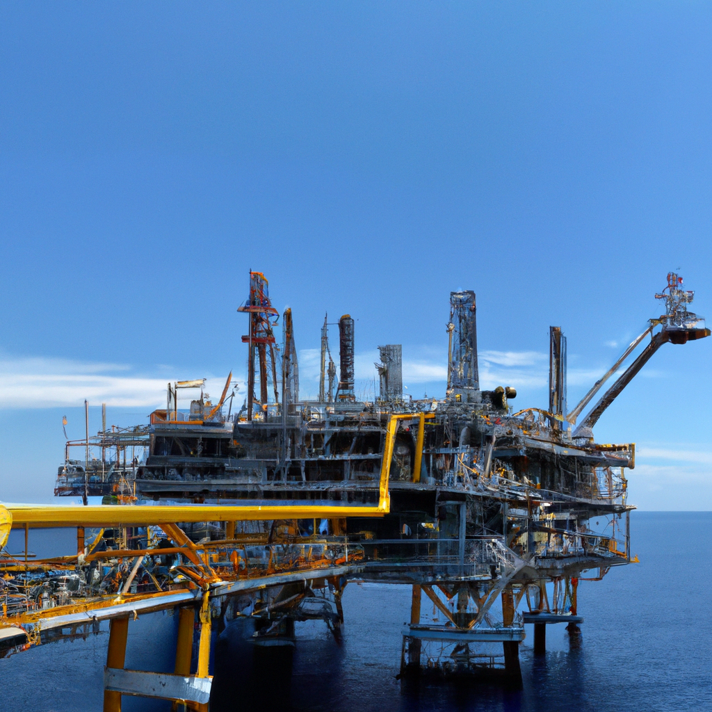 Impianto di estrazione petrolio offshore